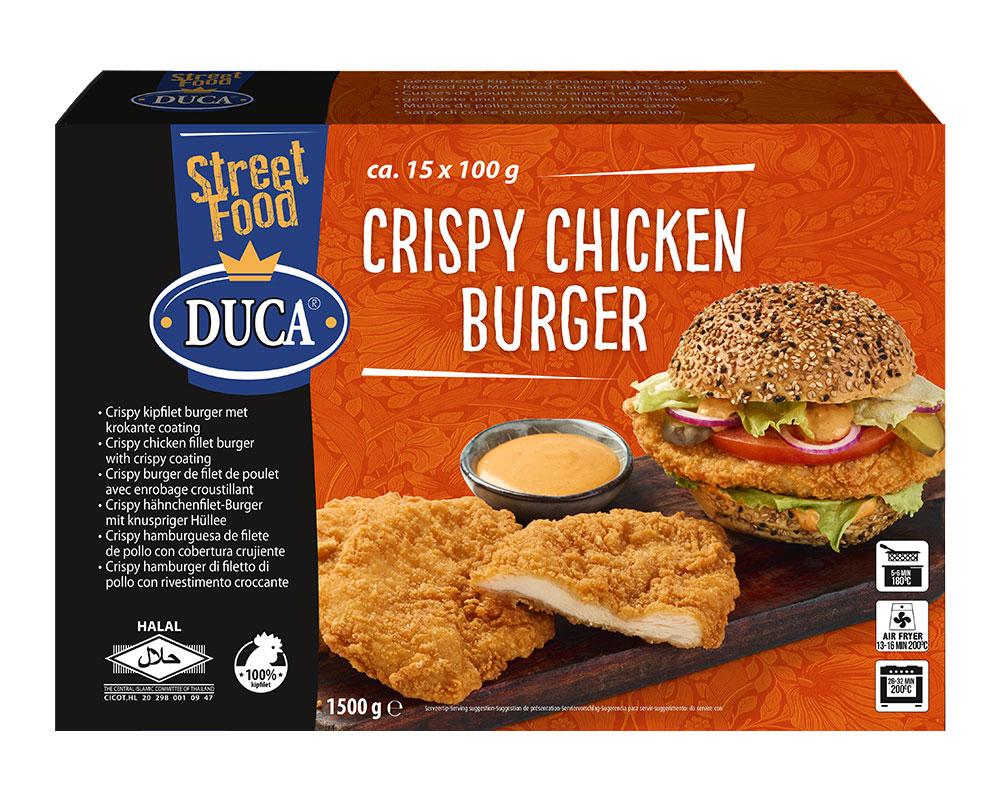 Ruco Crispy Kipfiletburger Extra (25 x 100g) 1+1 gratis
