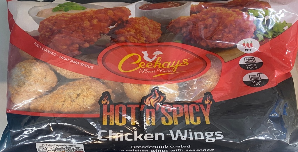 Ruco Chicken wings hot&spicy 950g CEEKAYS