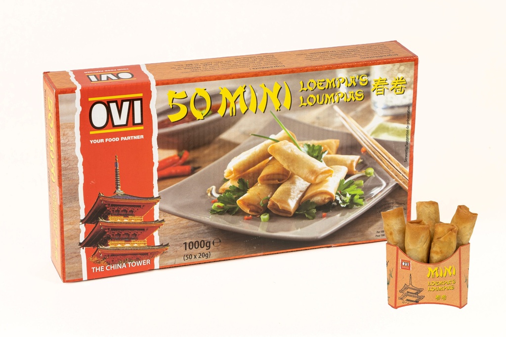 OVI Mini Loempia The China Tower' 50x20g 