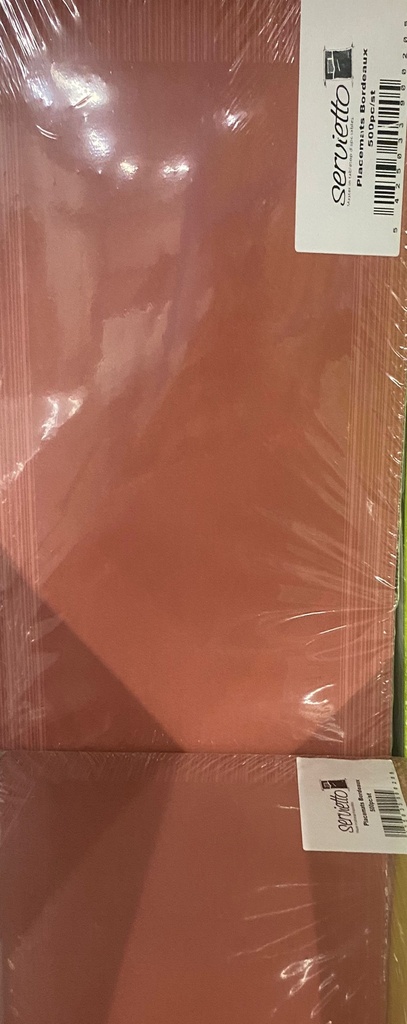 Servietto Placemats Bordeaux 80gr-500st