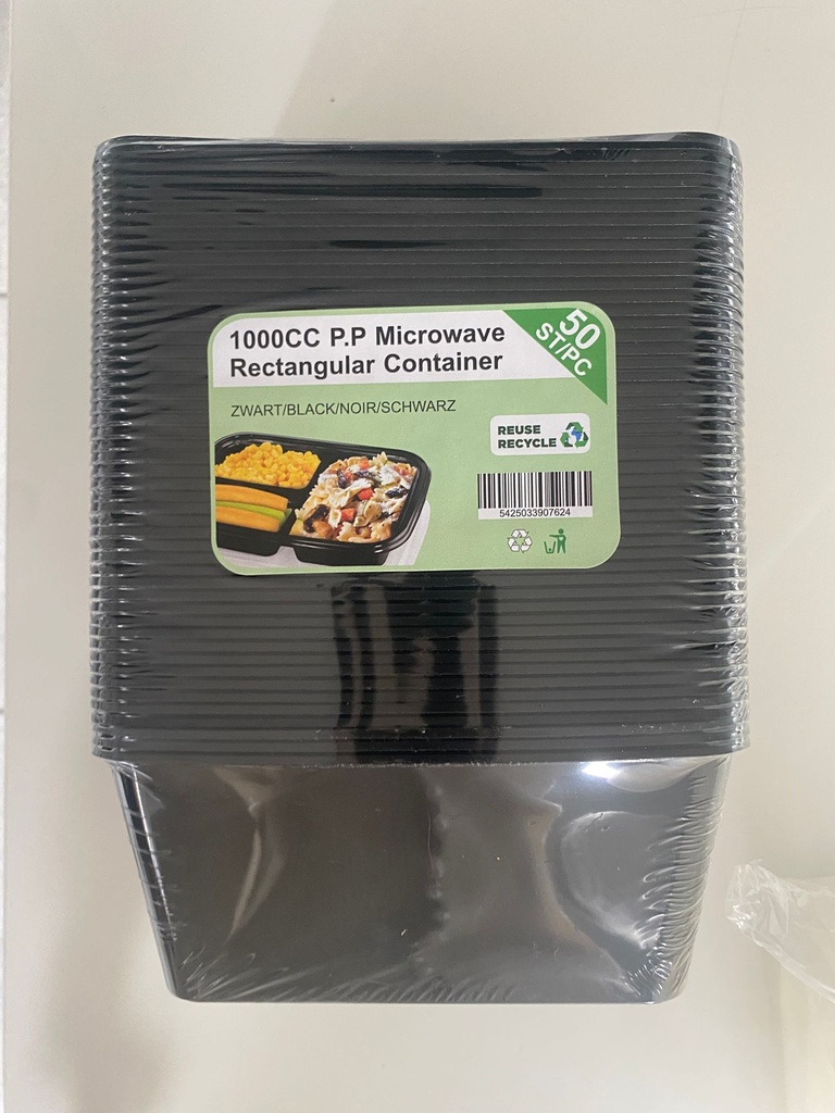 Microwave Zwart 750cc 50ST