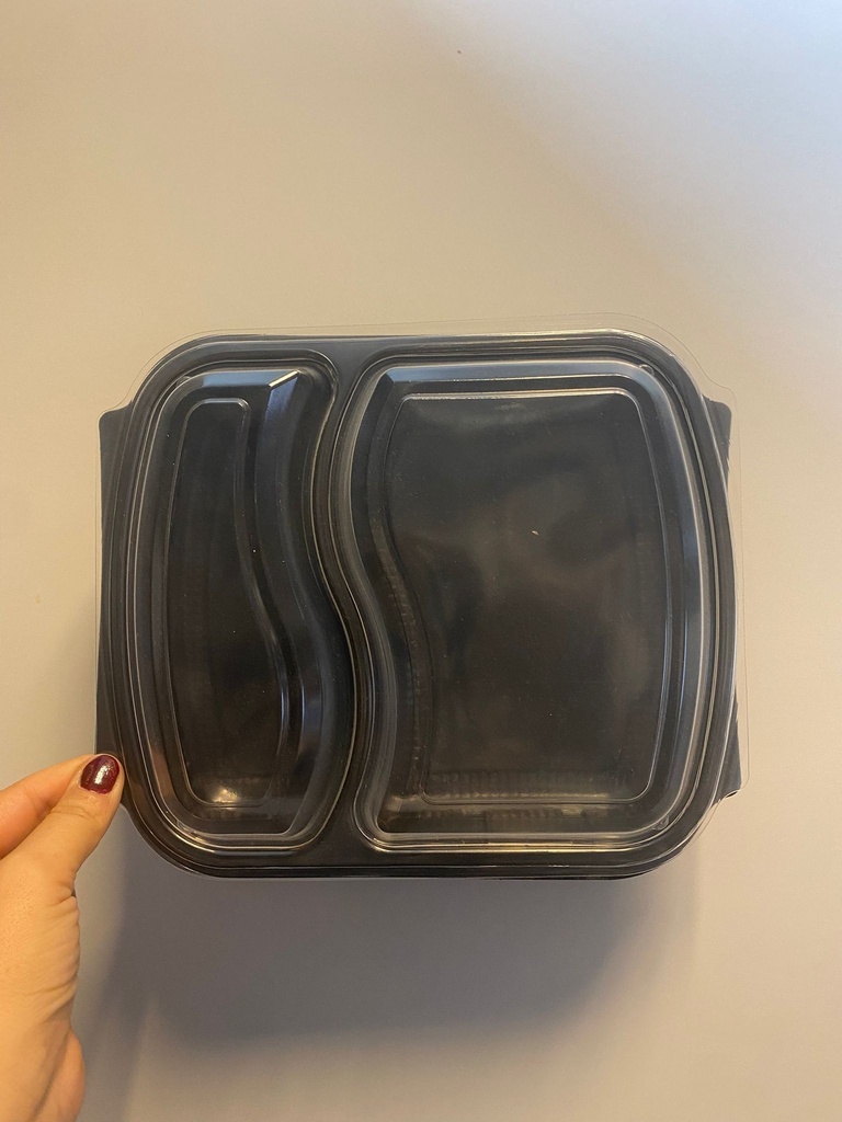 Microbox Zwart 2VAK+Deksel 50ST