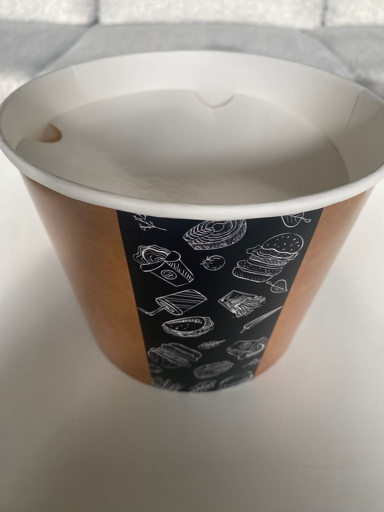 Chicken Bucket+Deksel 2500ml 50ST