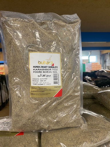 [5090] Buhara Peper Zwart Gemalen 800gr