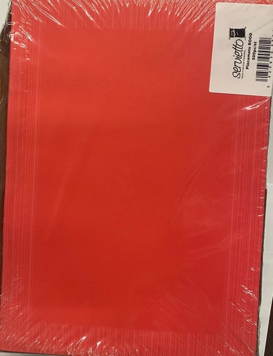 [0124] Servietto Placemats Rood 80gr-500st