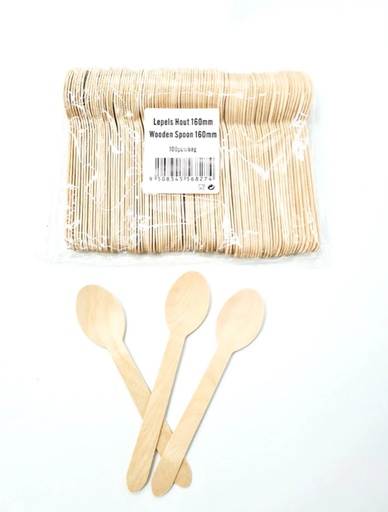 [1961] Lepel Hout 160mm - 100St