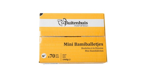 [8385] Buitenhuis Mini Bami Balletjes 70x28g