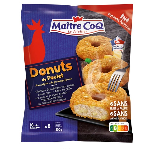 [0707] Maitre COQ Donut Kaas (8x100g) 