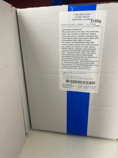 [MARCA1] Alro Rundsate HALAL 6x5x105g