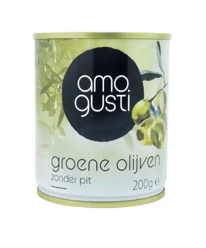 [12005] Amogusti Olijven Zwart Schijf 4,2kg