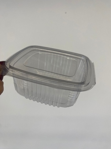 [0574] Saladebox+Deksel Transparant 500cc 100ST