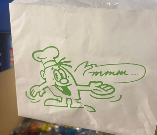 [1032] Hamburger Zakken Groen 16x16 500ST
