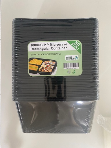 [1740] Microwave Zwart 1000cc 50ST