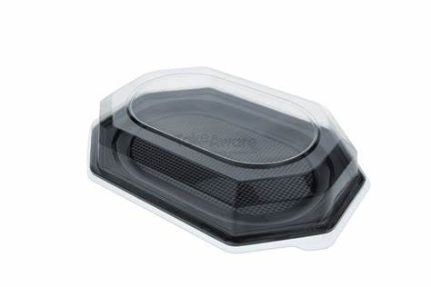 [1976]  Catering Tray Zwart+Deksel 45cm 1ST