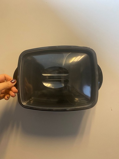 [1676] Microbox Meal Zwart 1VAK+Deksel 50ST